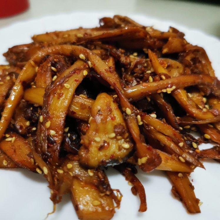 干煸手撕杏鲍菇