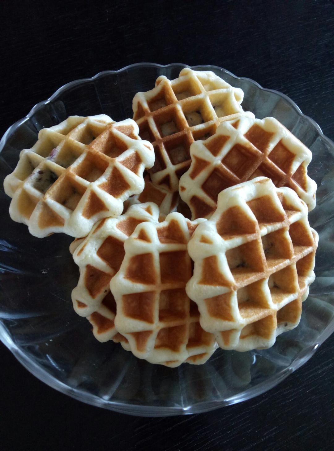 紫米华夫饼