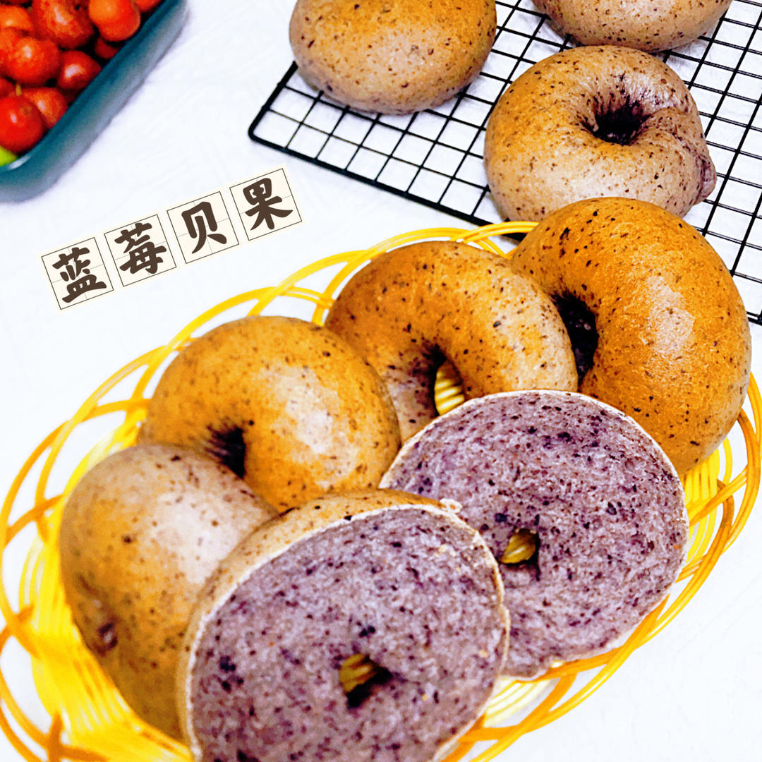新手友好的无糖无油100%黑全麦贝果