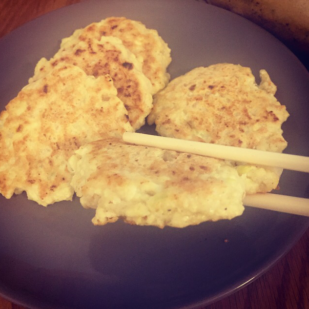 虾仁豆腐饼