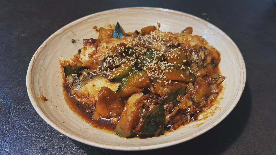 甜香南瓜炖三文鱼