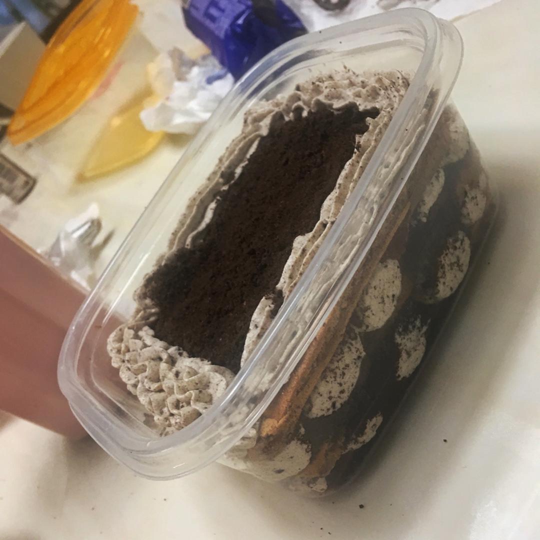 好吃到流泪的奥利奥咸奶油盒子蛋糕