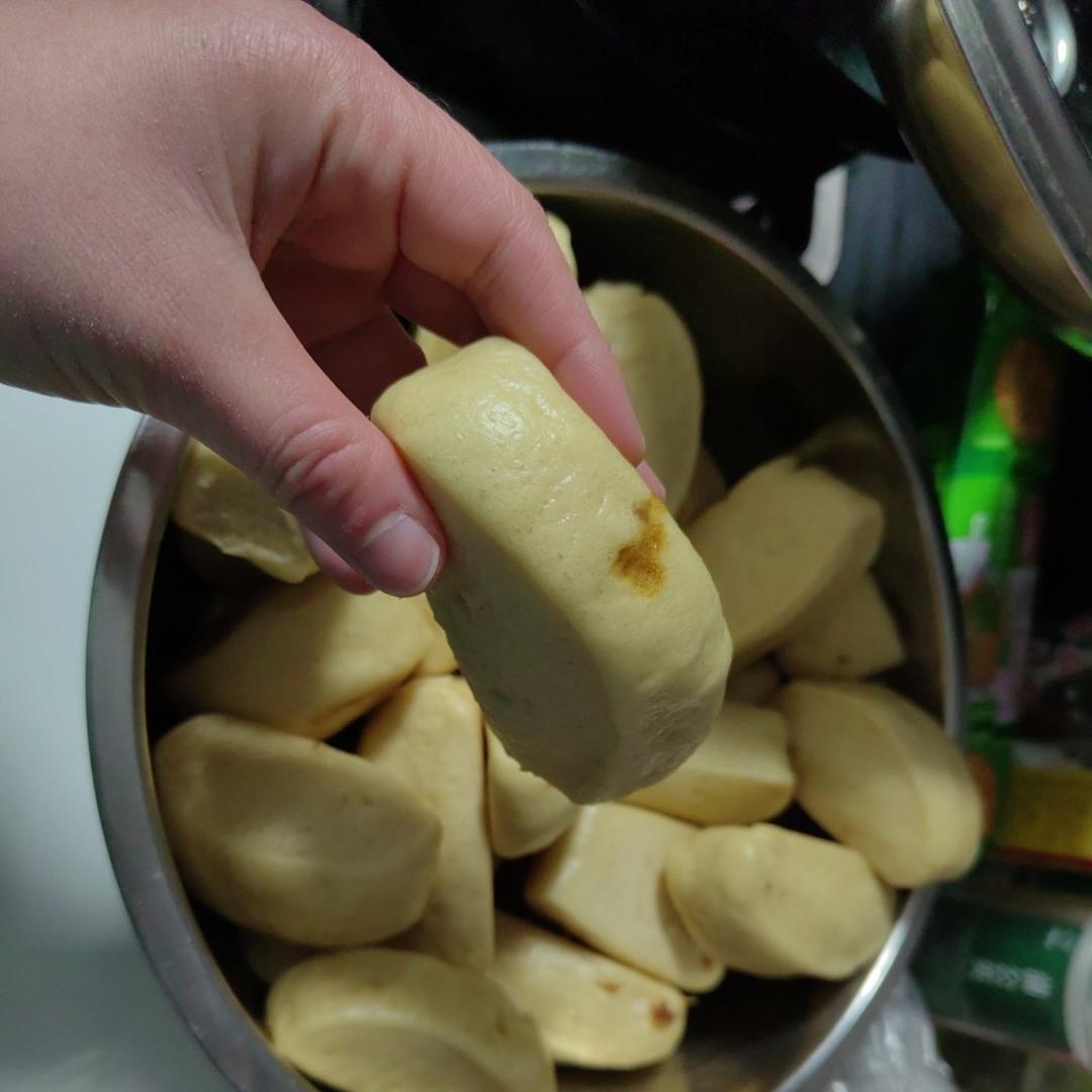 纯手工奶香馒头【无泡打粉，无添加】