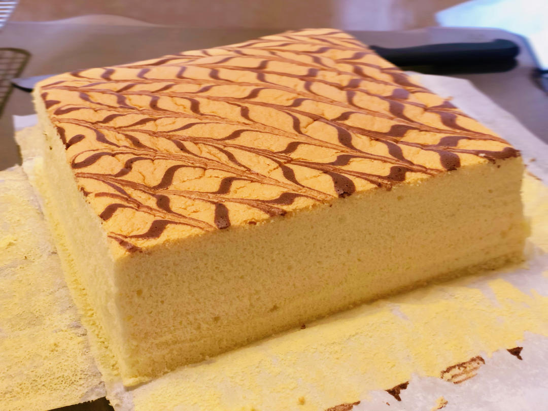 古早味蛋糕....烫面水浴法