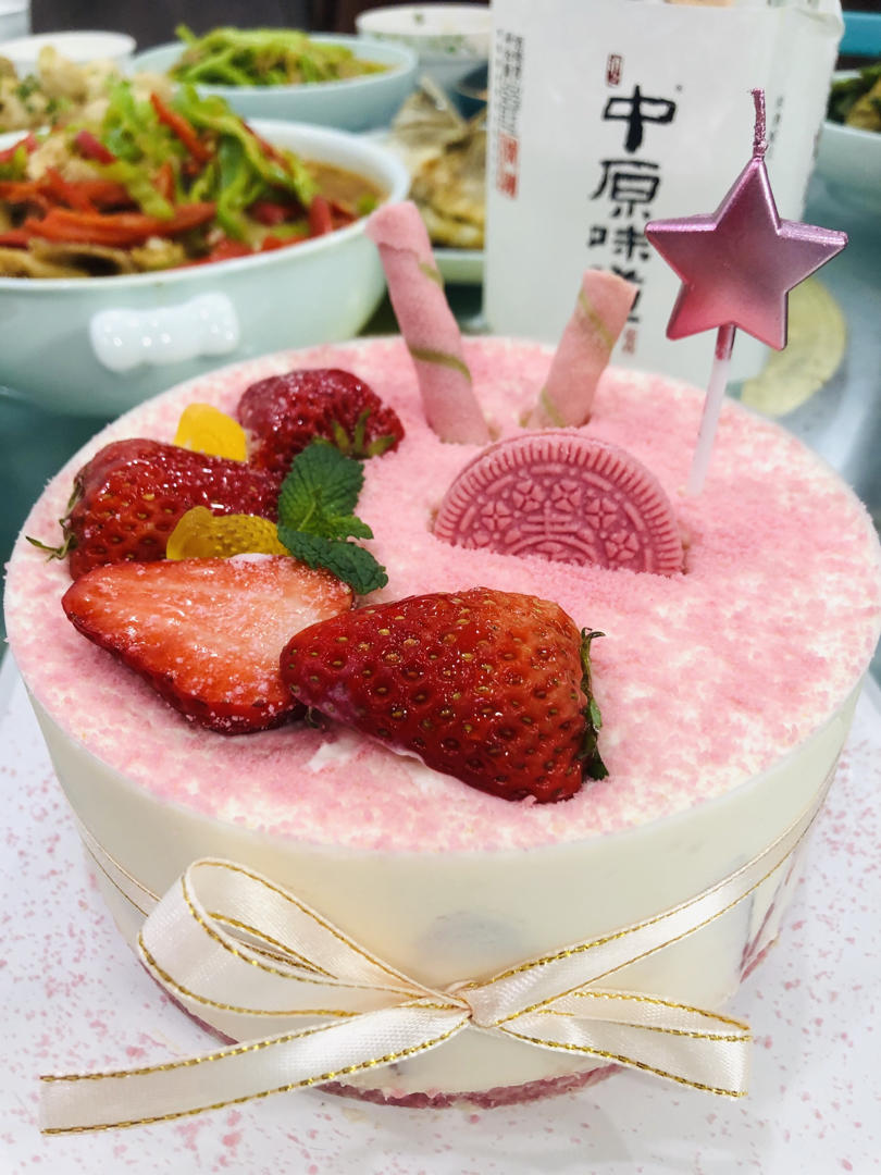 樱花奥利奥酸奶慕斯