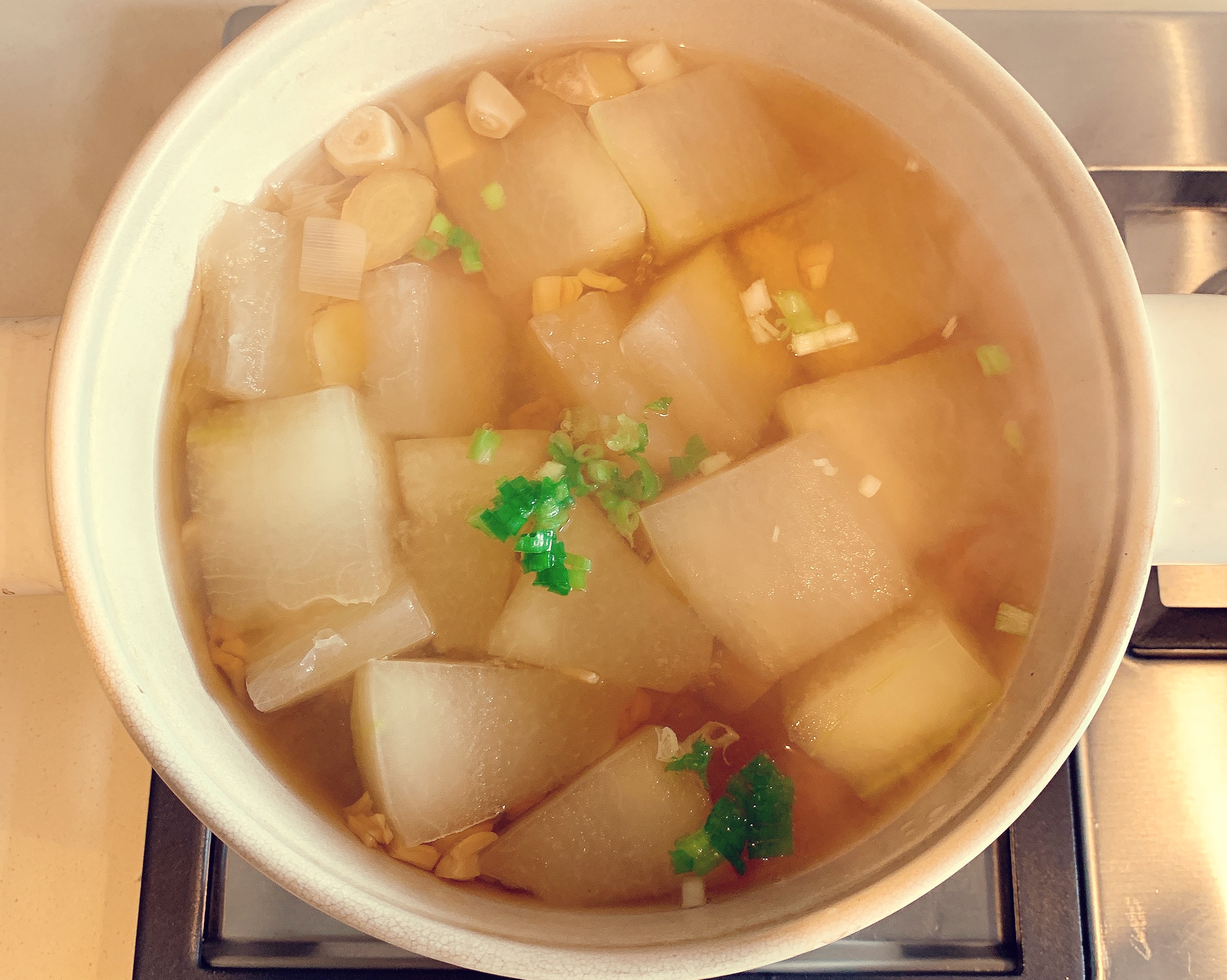🉐️喝汤系列：喝完直喊鲜的瑶柱冬瓜汤，不油不腻