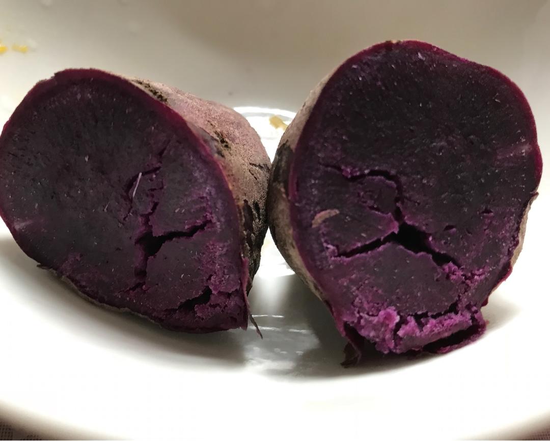 微波炉烤紫薯