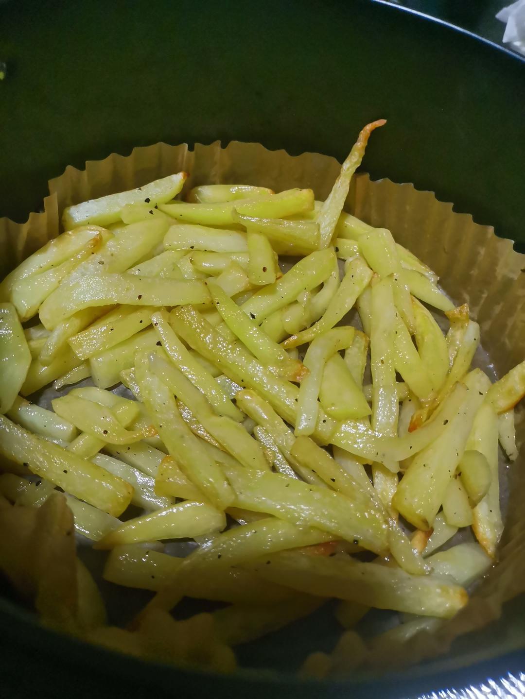 空气炸锅版薯条（不用煮不用速冻现切现做）
