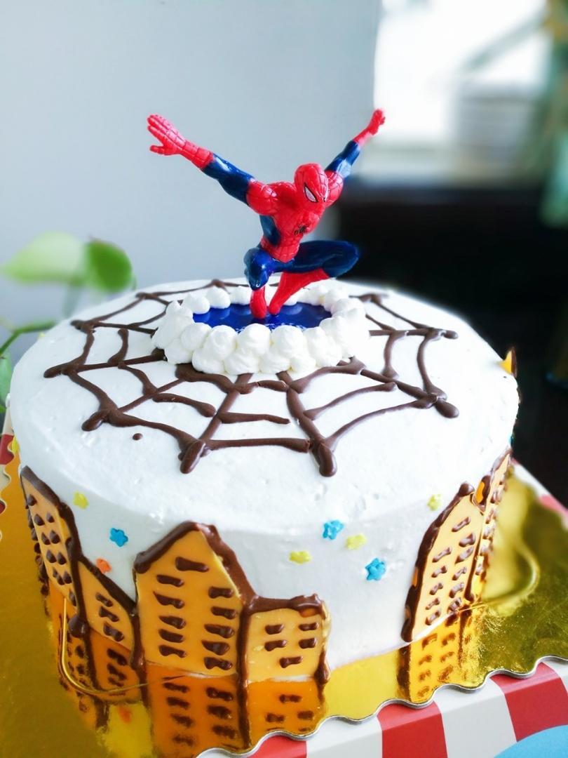 蜘蛛侠蛋糕
