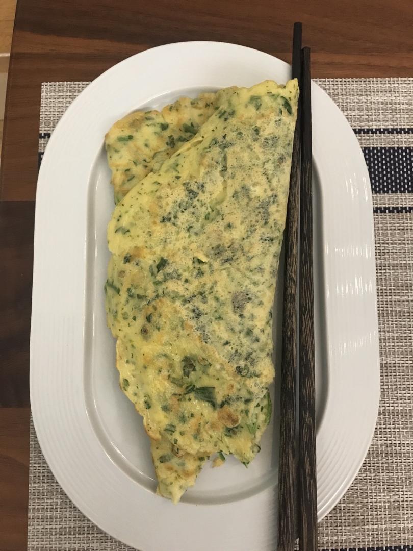 葱花鸡蛋饼