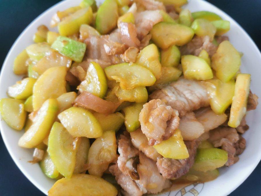 西葫芦炒肉片