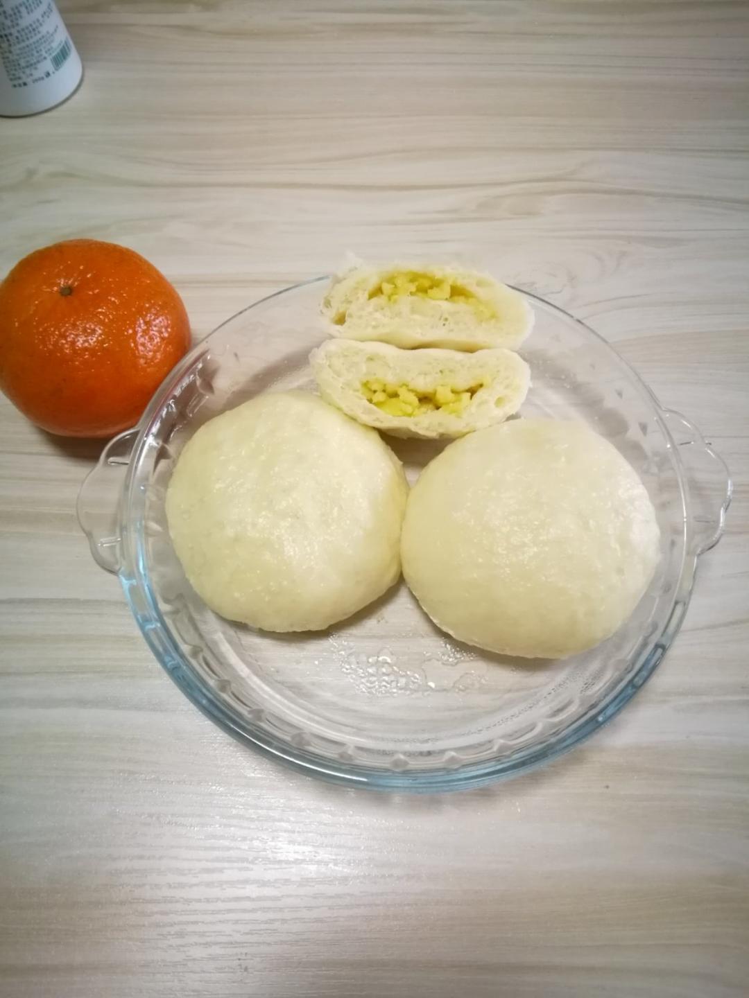 奶黄包（无泡打粉、吉士粉，无需发酵）