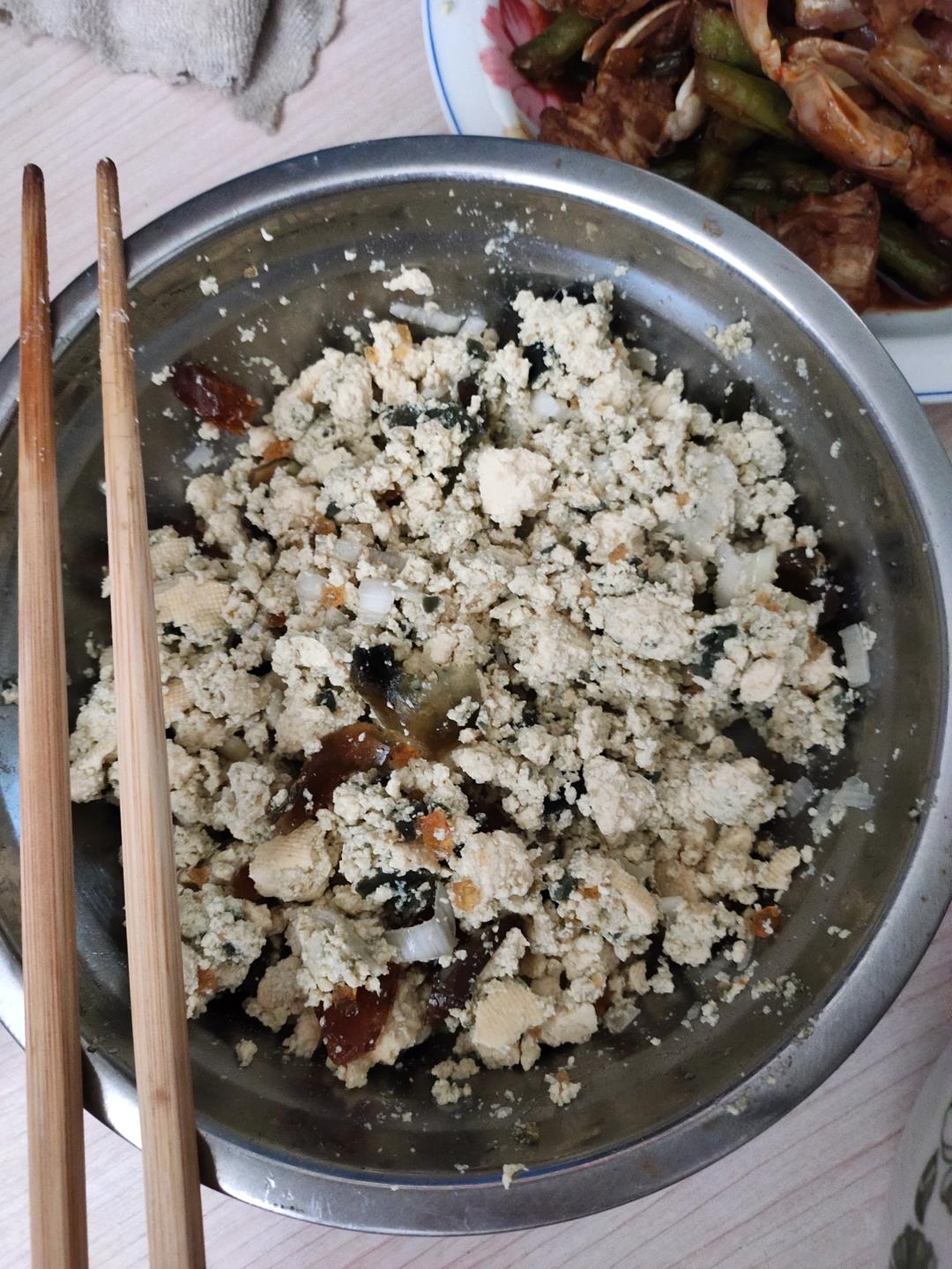 皮蛋拌豆腐