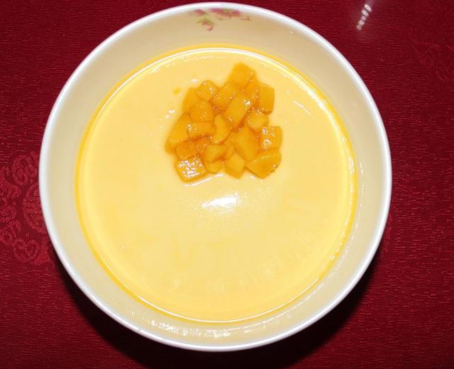 芒果牛奶炖蛋的做法