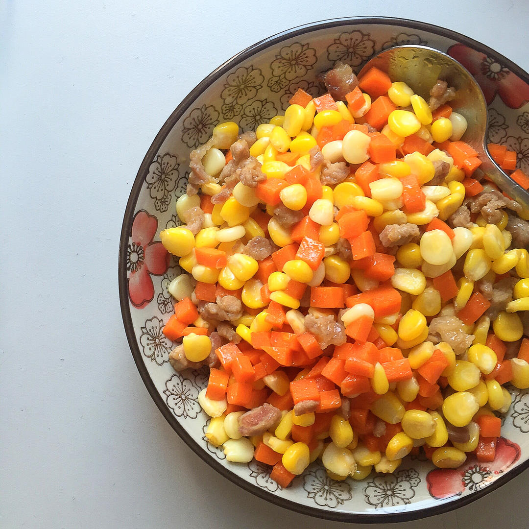 炒玉米胡萝卜丁