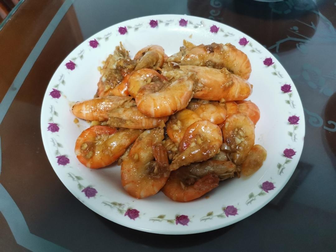 孩子爱吃的芥末虾