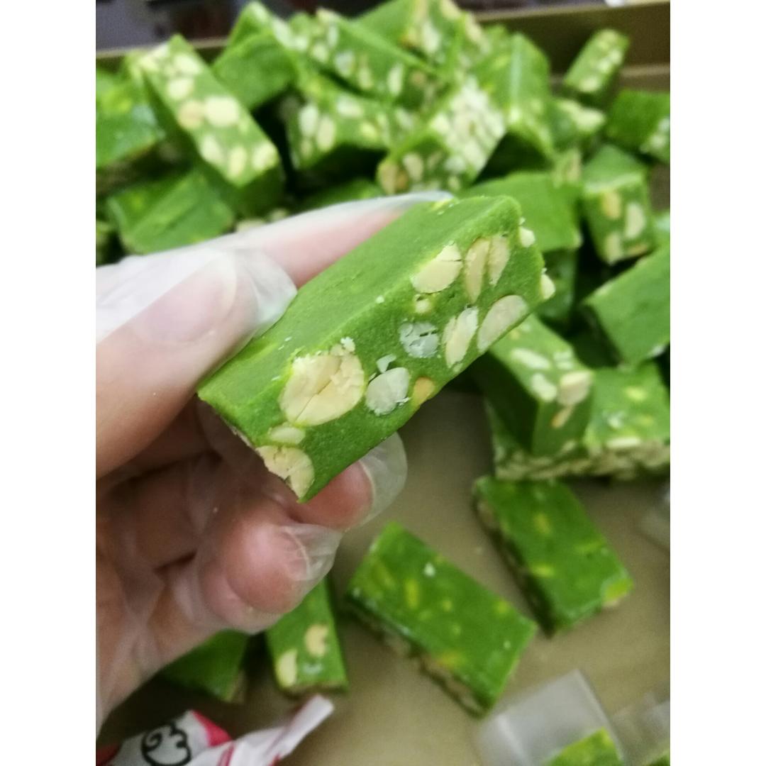 抹茶花生牛轧糖（棉花糖版）