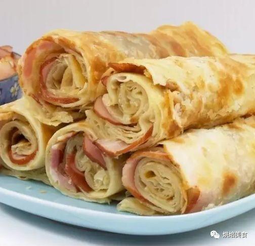 火腿卷饼