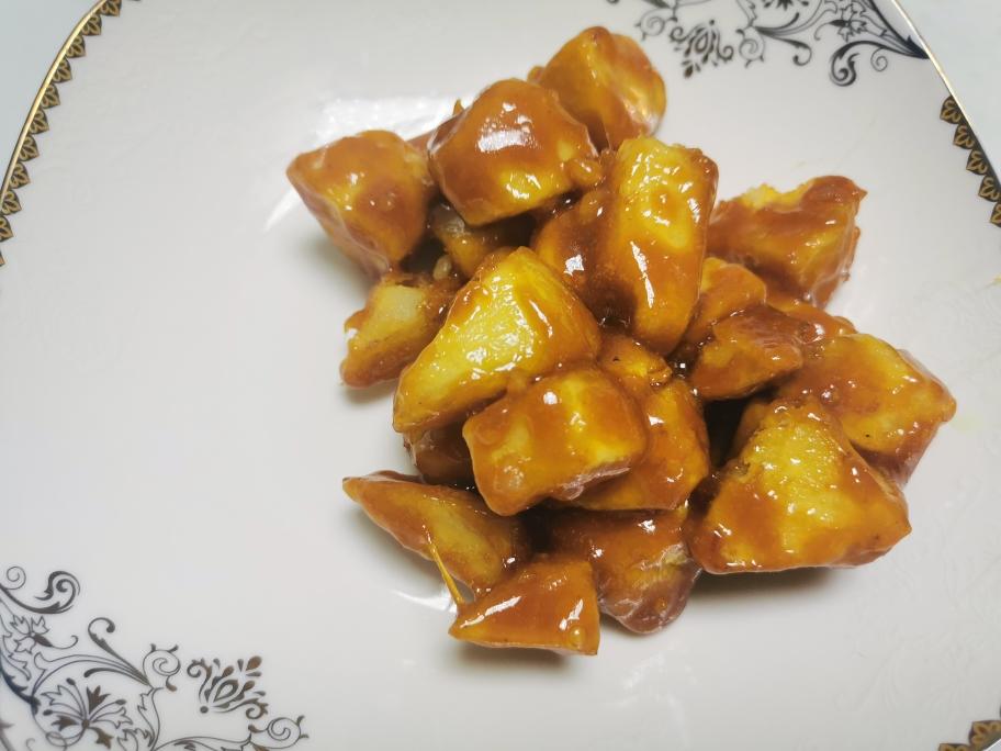 第一次做拔丝土豆