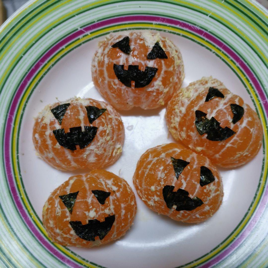 万圣节抱抱南瓜灯