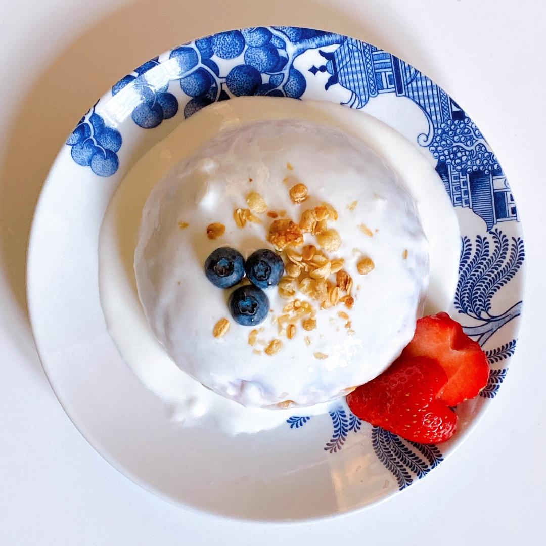 【发现幸福的味道】酸奶淋紫薯土豆南瓜泥