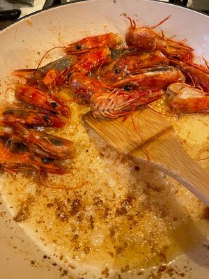 南瓜海虾意大利烩饭—就爱这有个夹生的饭的做法 步骤3