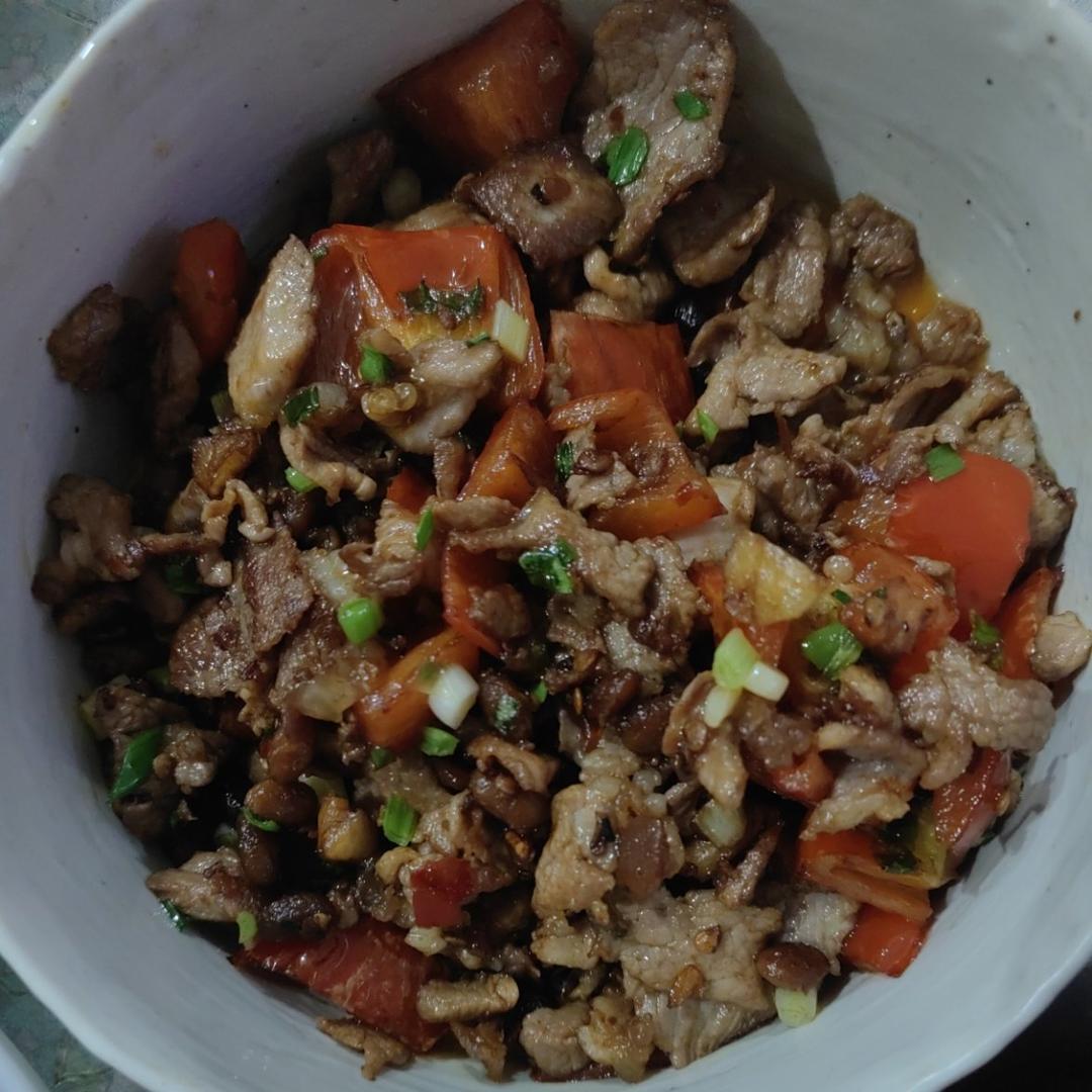 红椒炒肉
