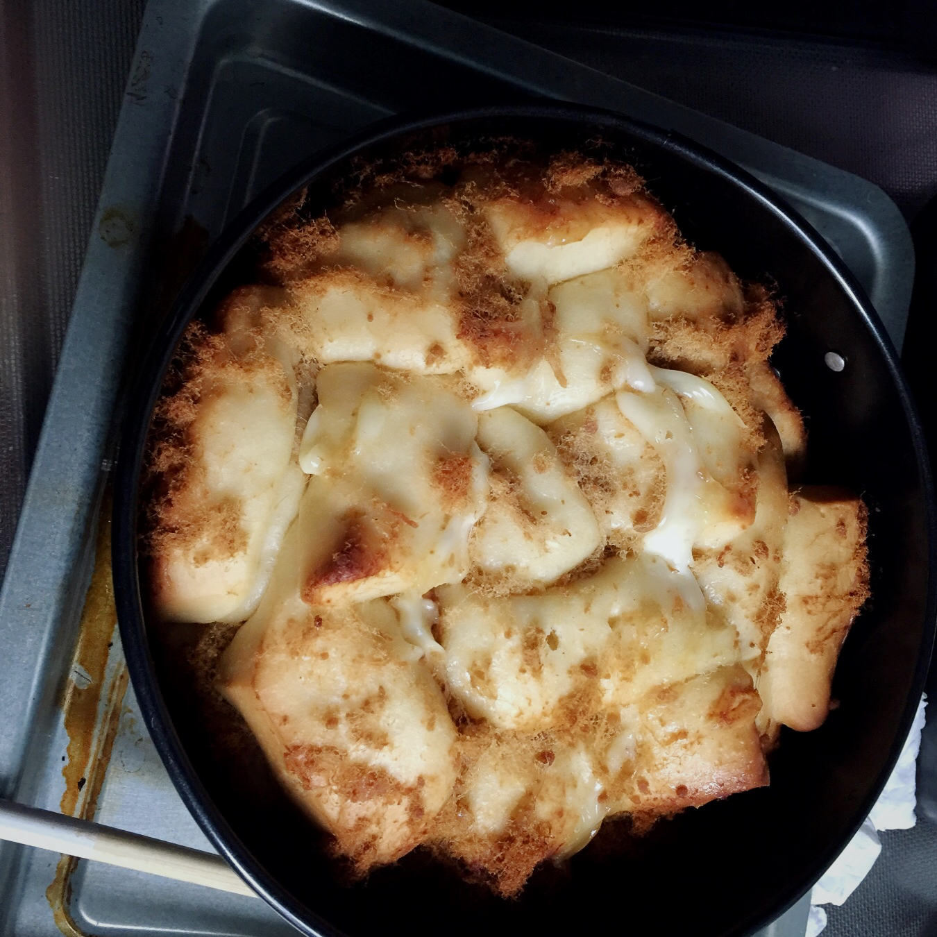 肉松手撕面包—超软会爆浆的面包哟