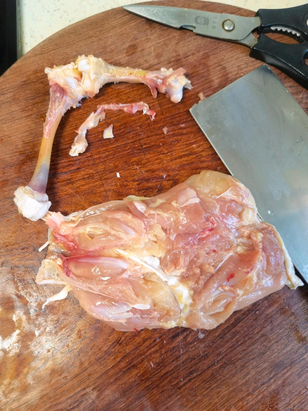 妙手拆鸡腿骨