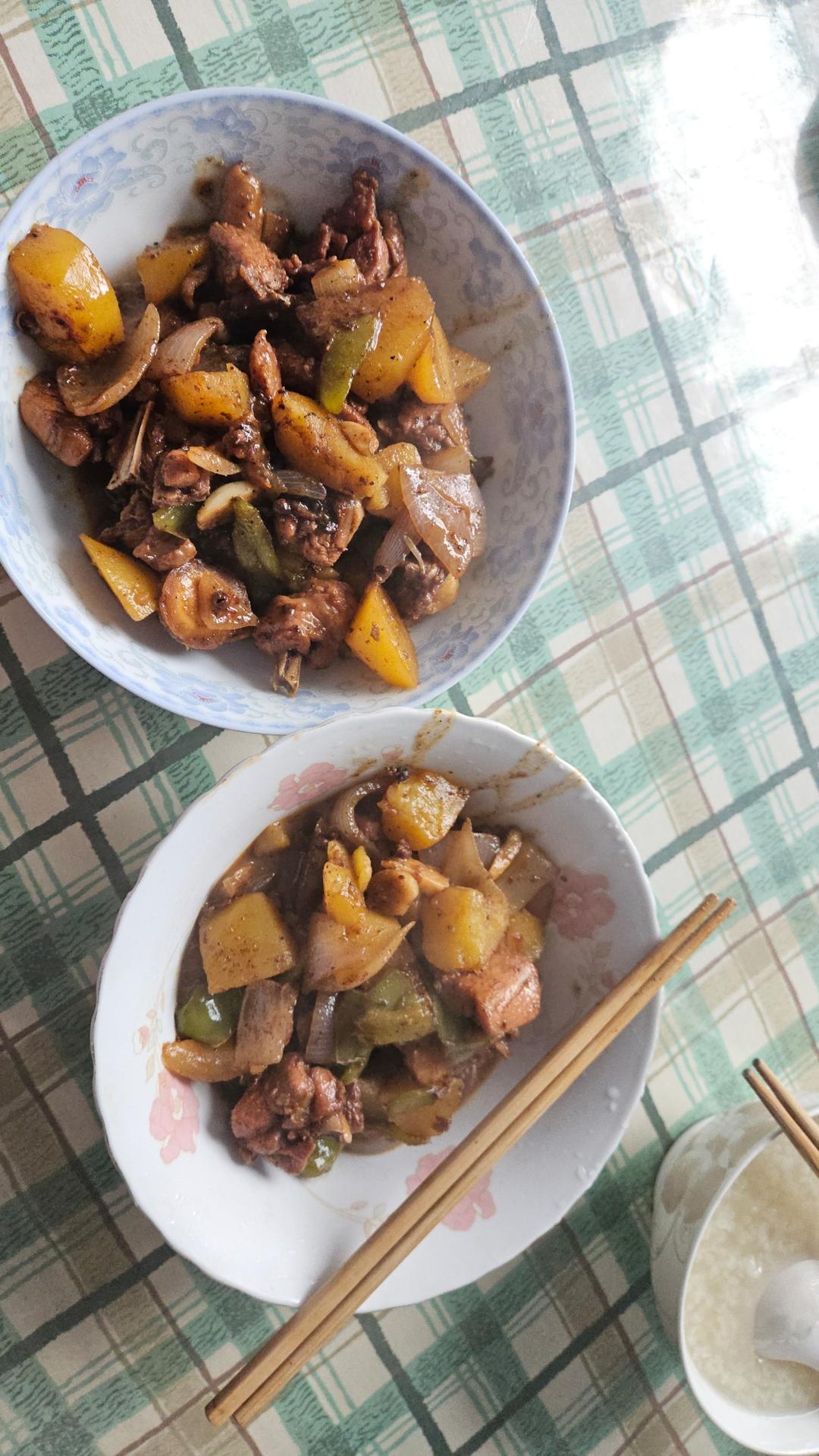 简易改良版鸡公煲菜谱