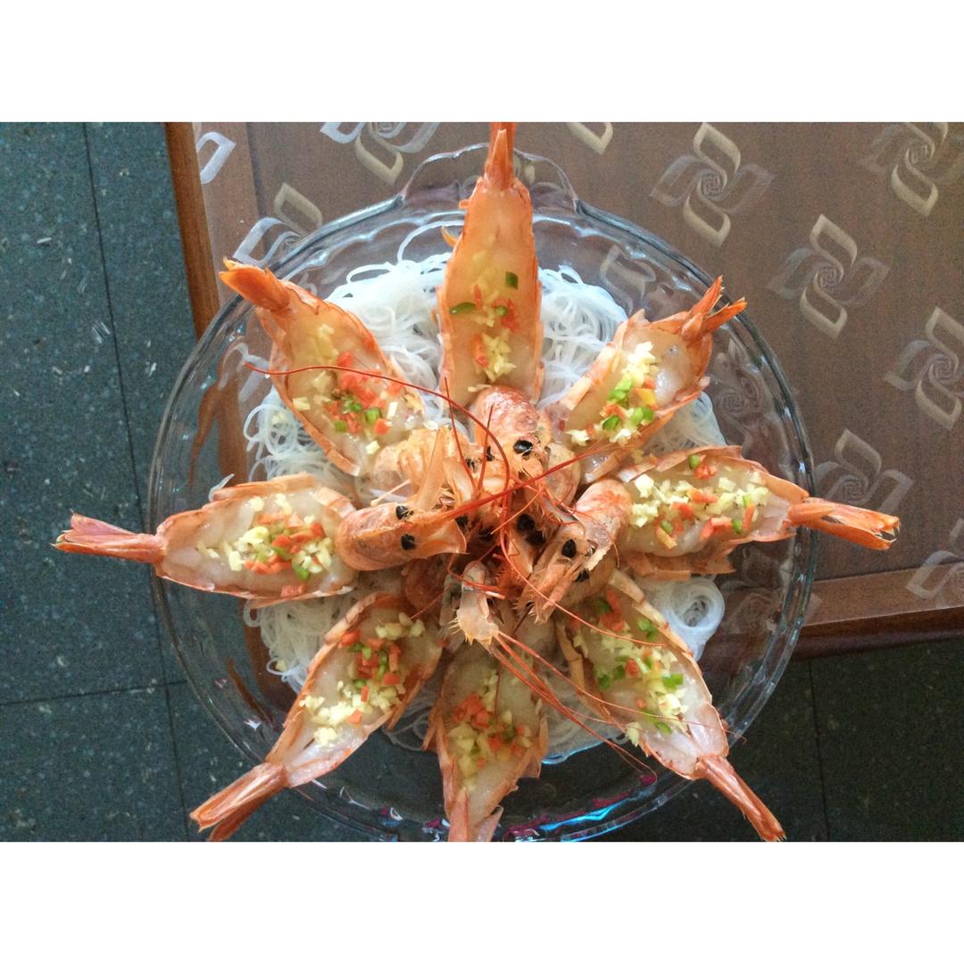 蒜蓉粉丝蒸虾