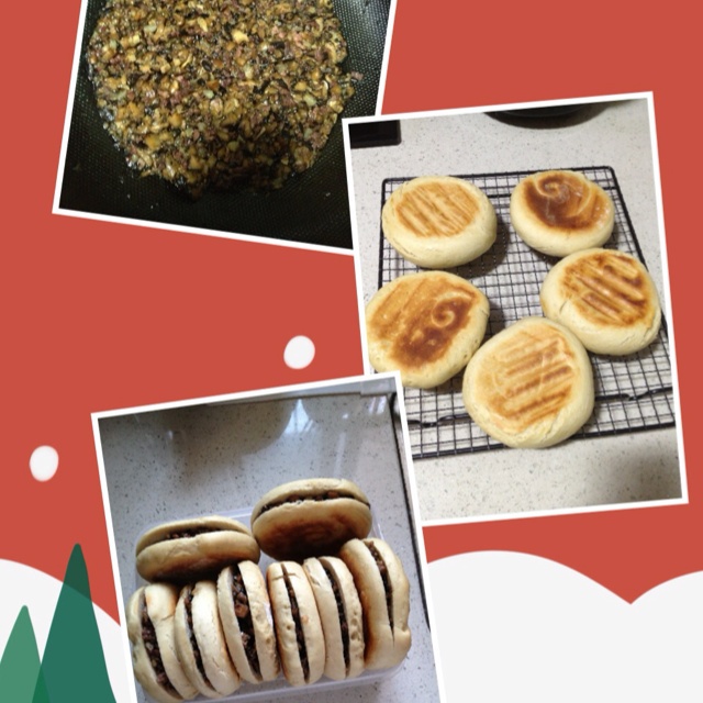 陕西风味小吃，肉夹馍