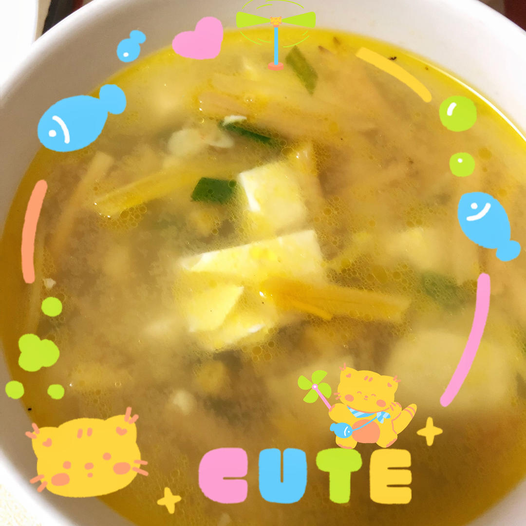 黄花菜豆腐汤