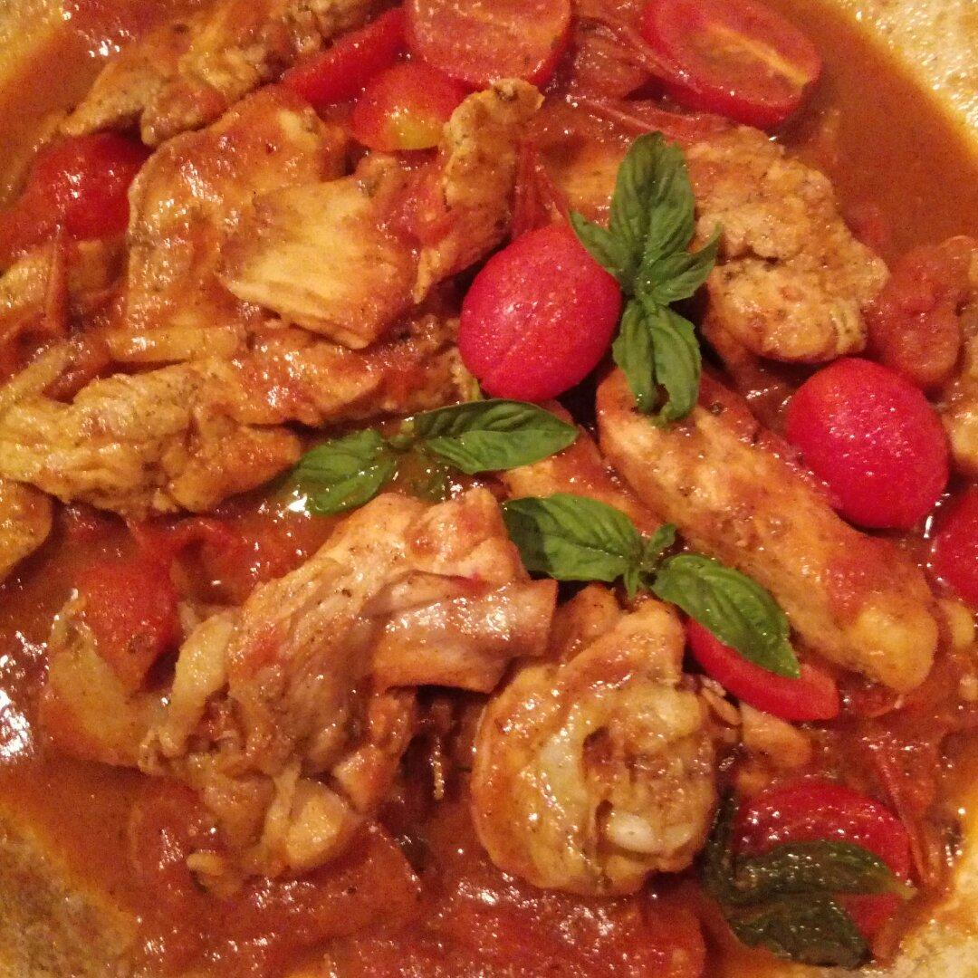 番茄炖鸡胸丨健康·三餐