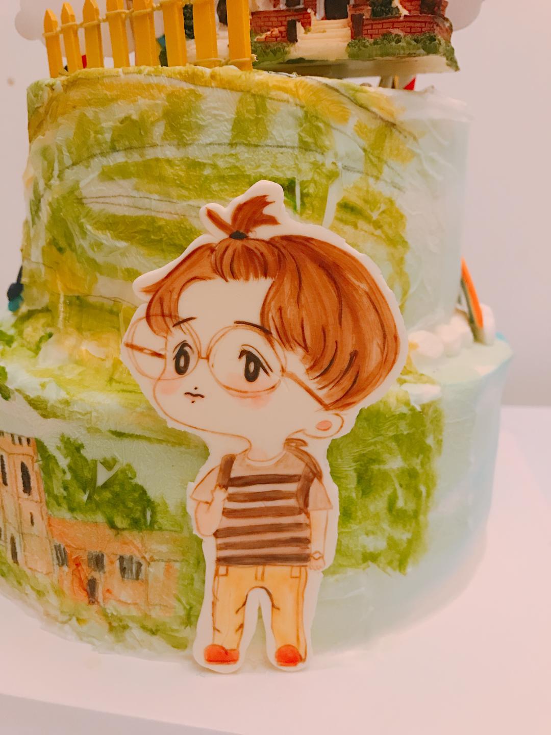 奶油霜转印的做法