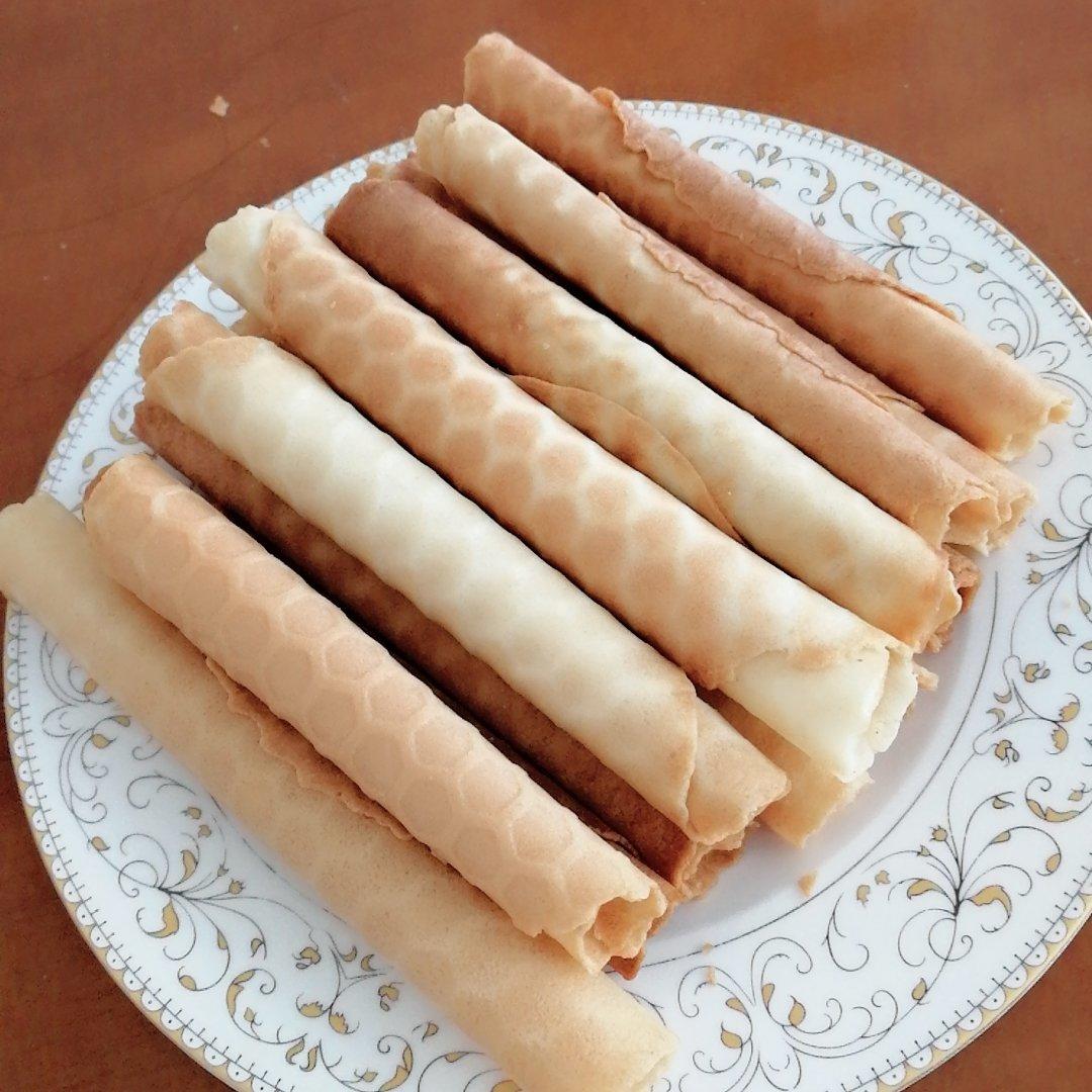 请叫我邢艺凡做的堂妈小厨完美的脆皮蛋卷