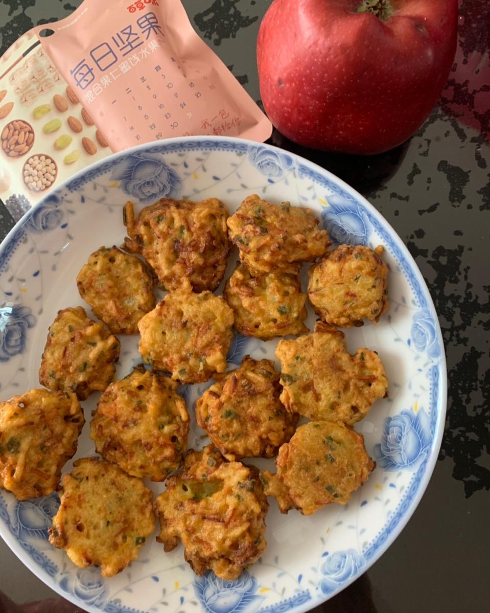 胡萝卜香菜素丸子