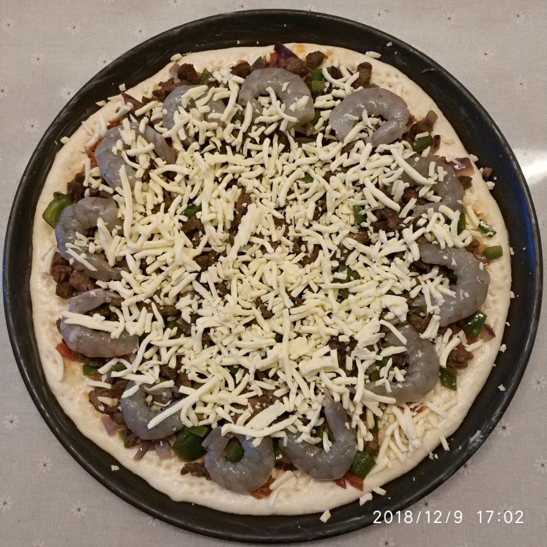 8寸纯手工什锦披萨