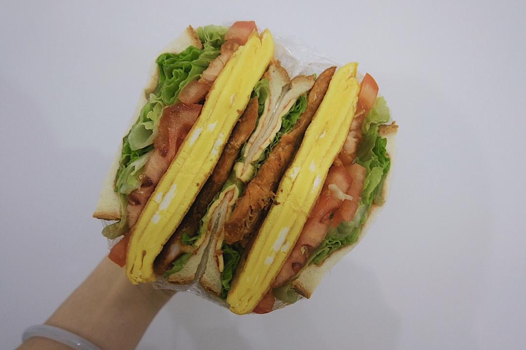 超厚超满足的沼三明治