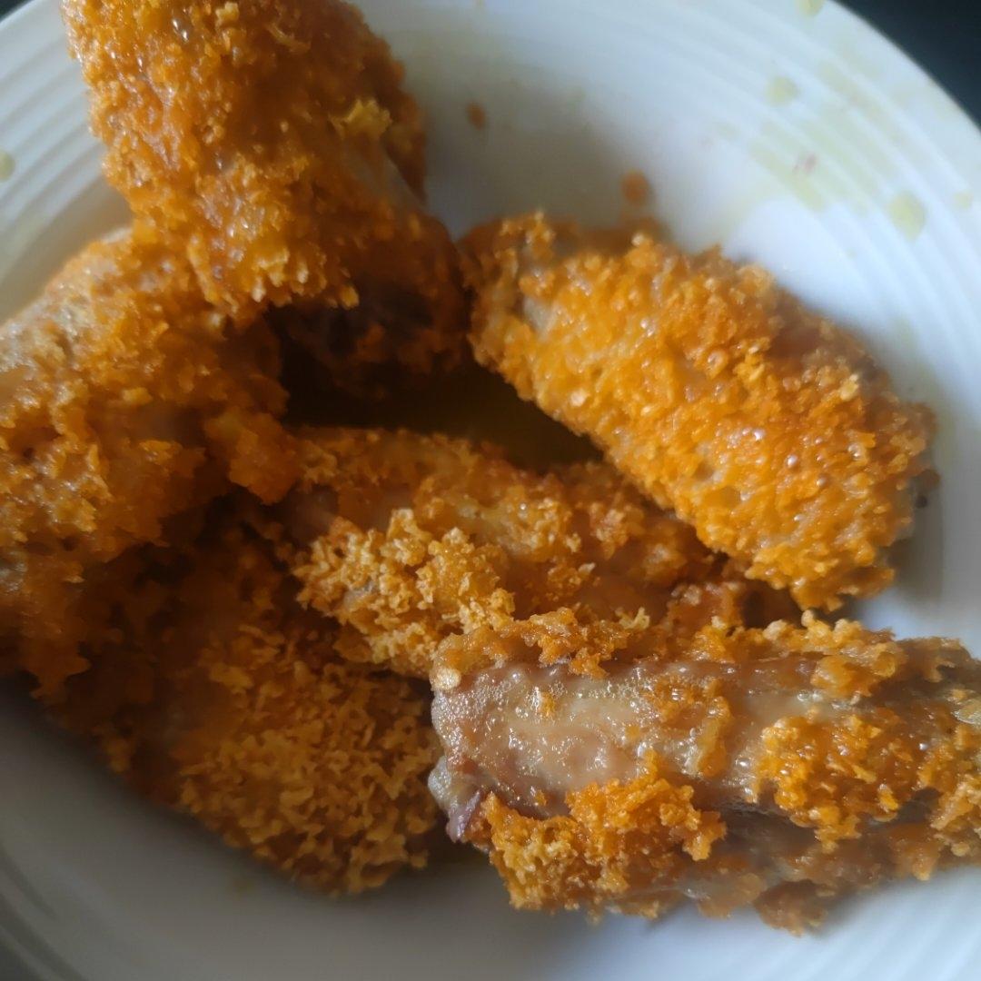 炸鸡翅中（黄金面包糠鸡翅中）