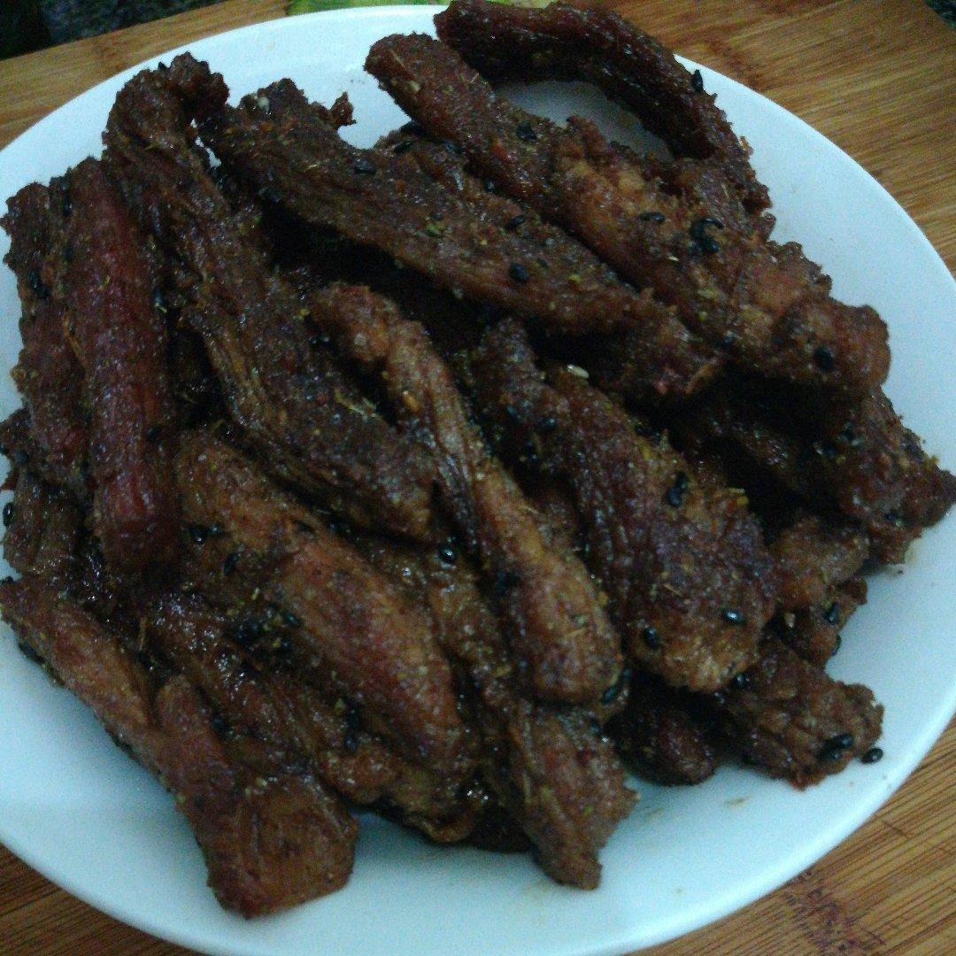 好吃到停不下来的手撕牛肉