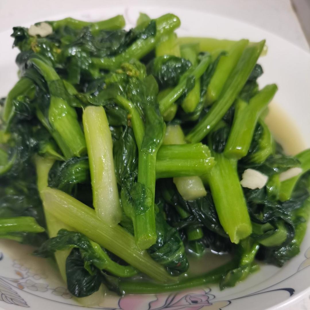 清炒油菜花（本帮做法）