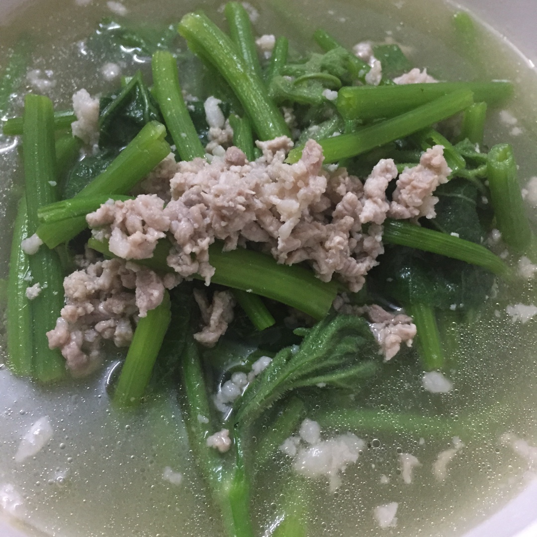 南瓜藤瘦肉汤