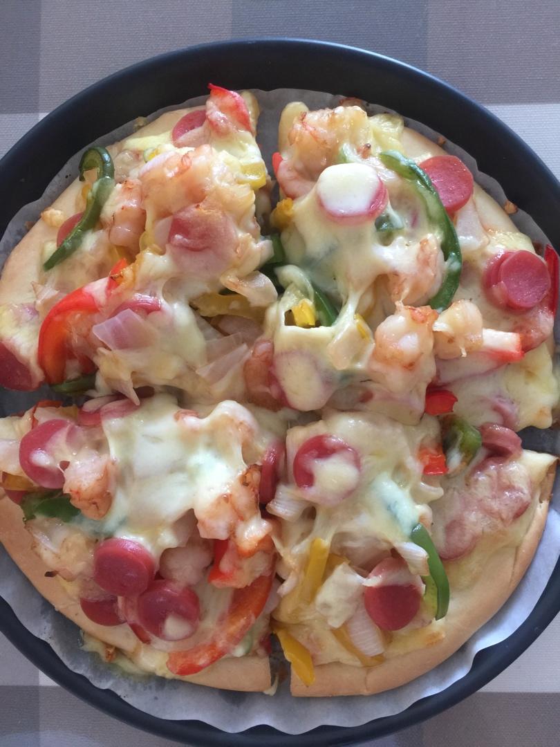 自制厚底披萨面饼