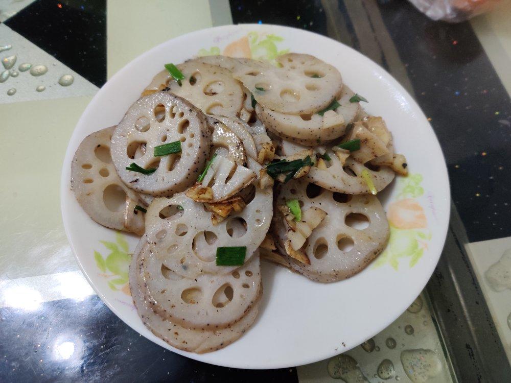清炒藕片