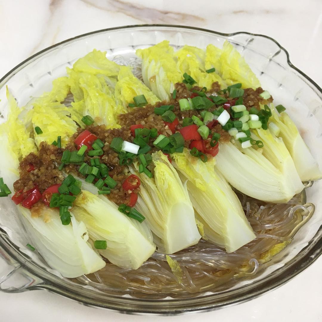 蒜蓉粉丝蒸娃娃菜