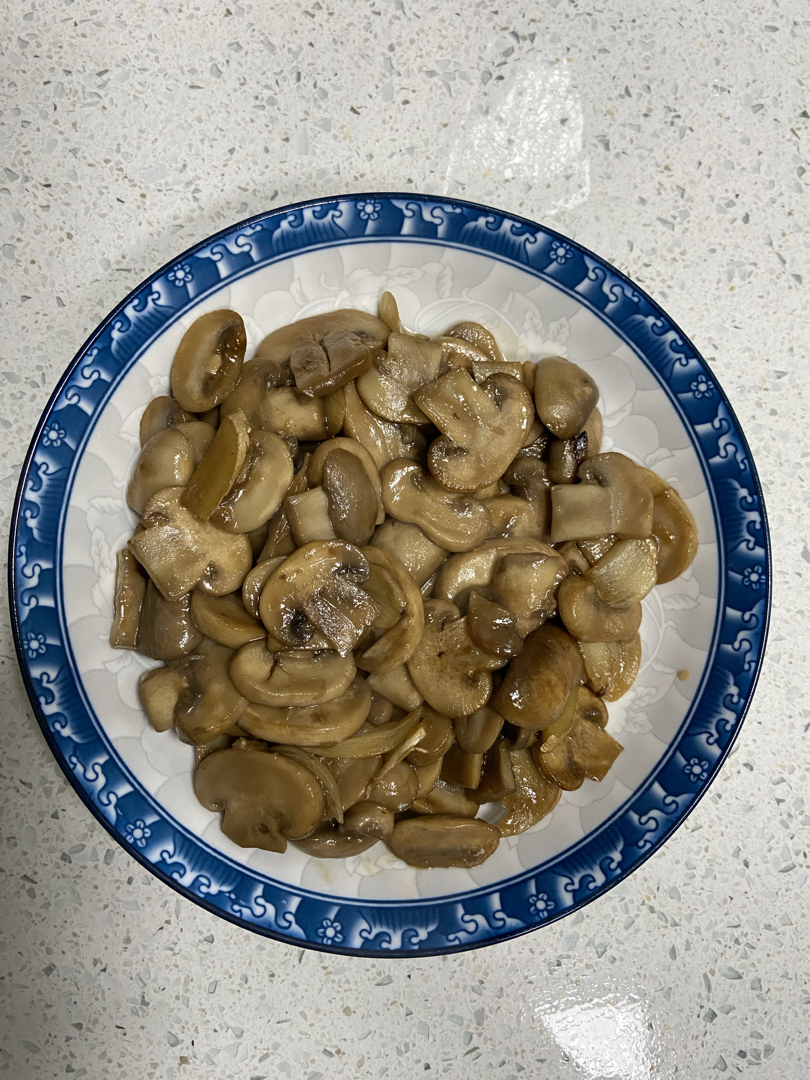 嫩滑多汁~蚝油炒口蘑