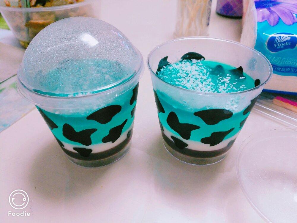 很有七夕style的星空羊羹