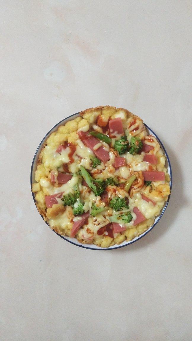 馒头披萨（烤箱版，简单易操作，食材常用）