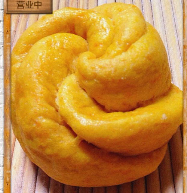 南瓜玫瑰花馒头